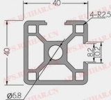 工业铝型材8-4040H
